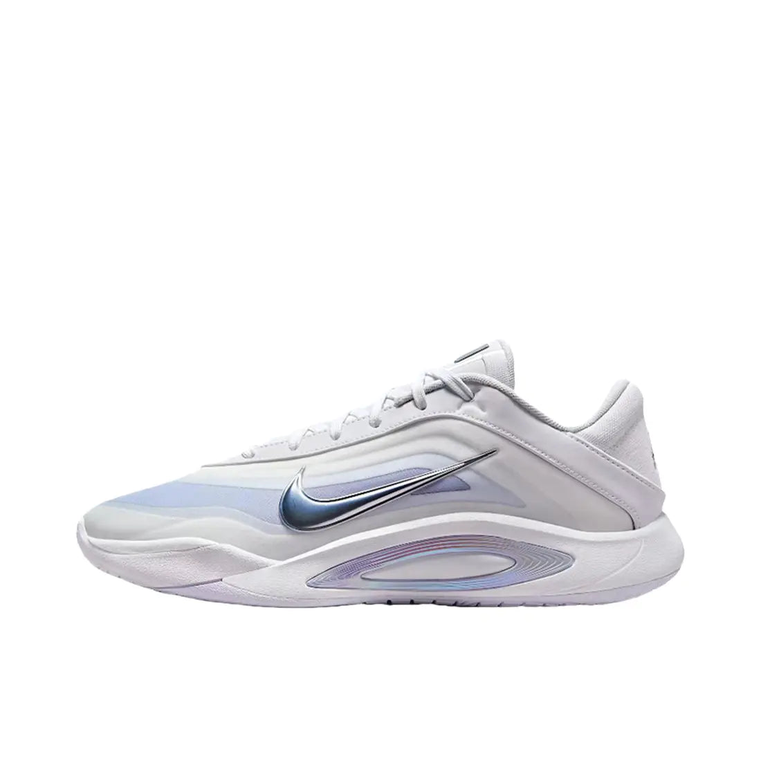 A'One " White Metallic Silver "