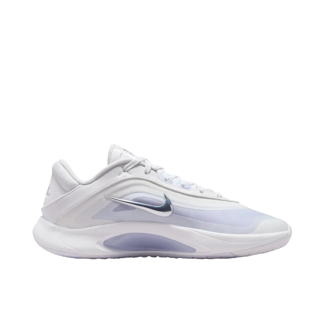 A'One " White Metallic Silver "
