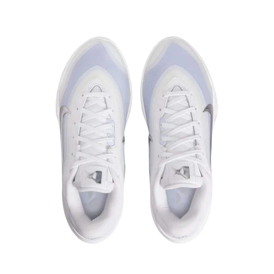 A'One " White Metallic Silver "