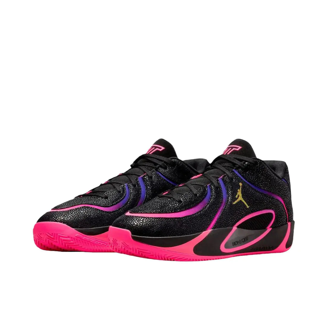 Tatum 4 " Neon Black Hyper Pink "