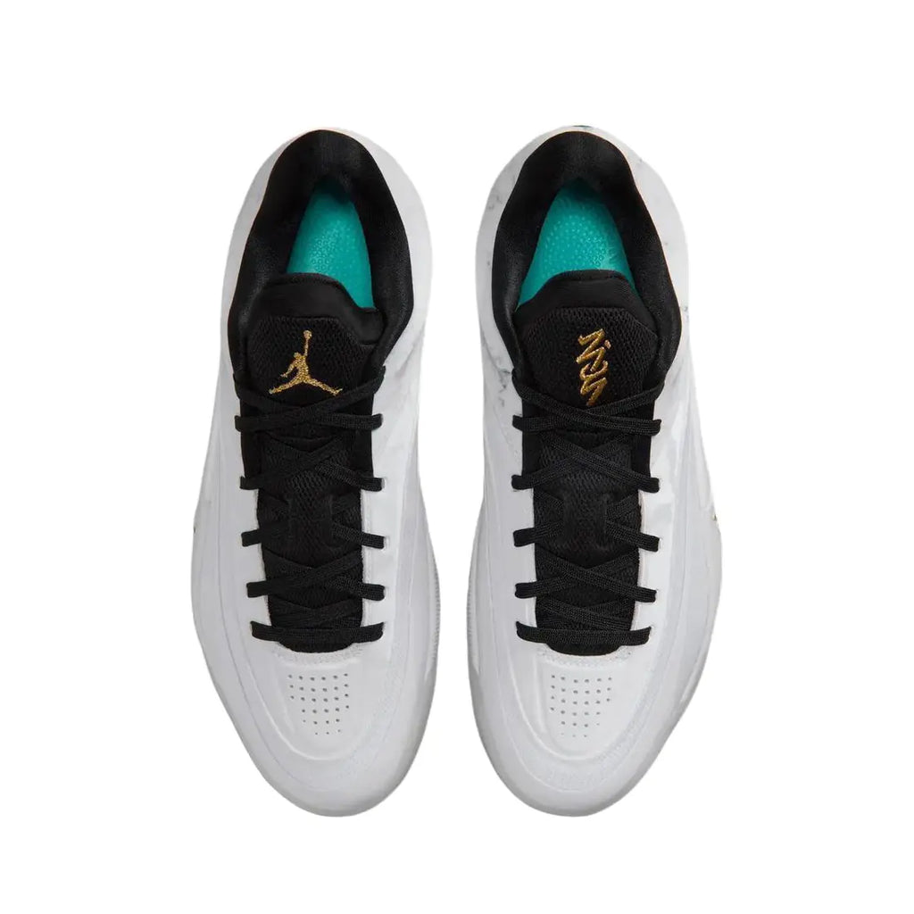Zion 4 " White Metallic Gold "