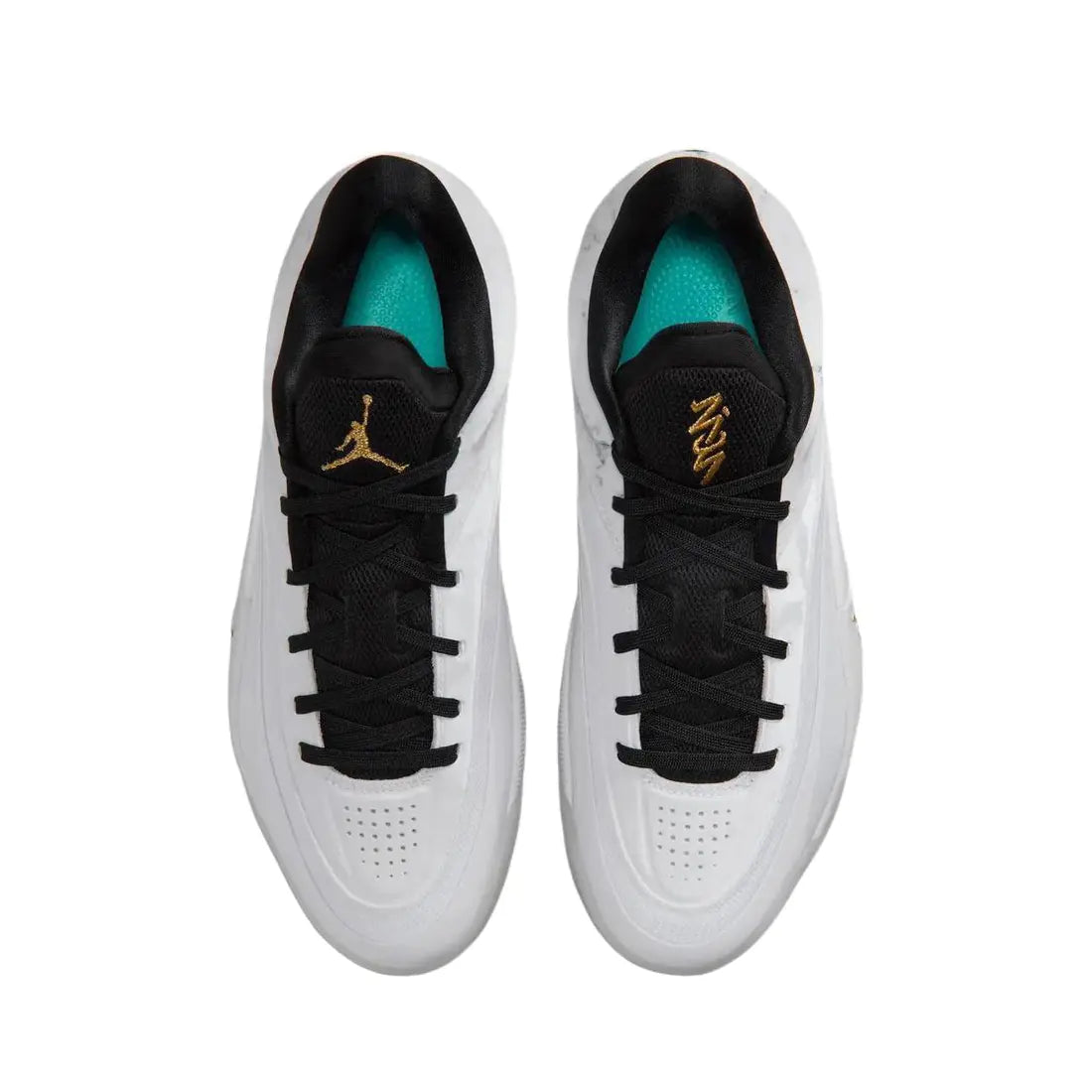 Zion 4 " White Metallic Gold "